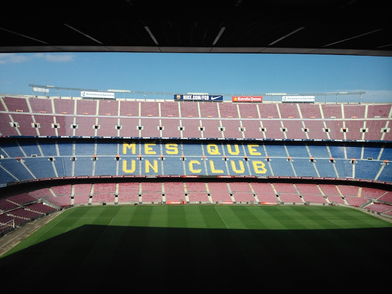 Camp Nou カンプノウスタジアム １ バルセロナにようこそ